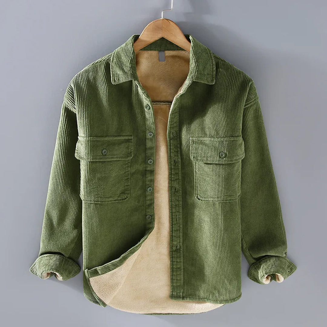 Damiario | Chaqueta clásica de invierno con botones para hombre