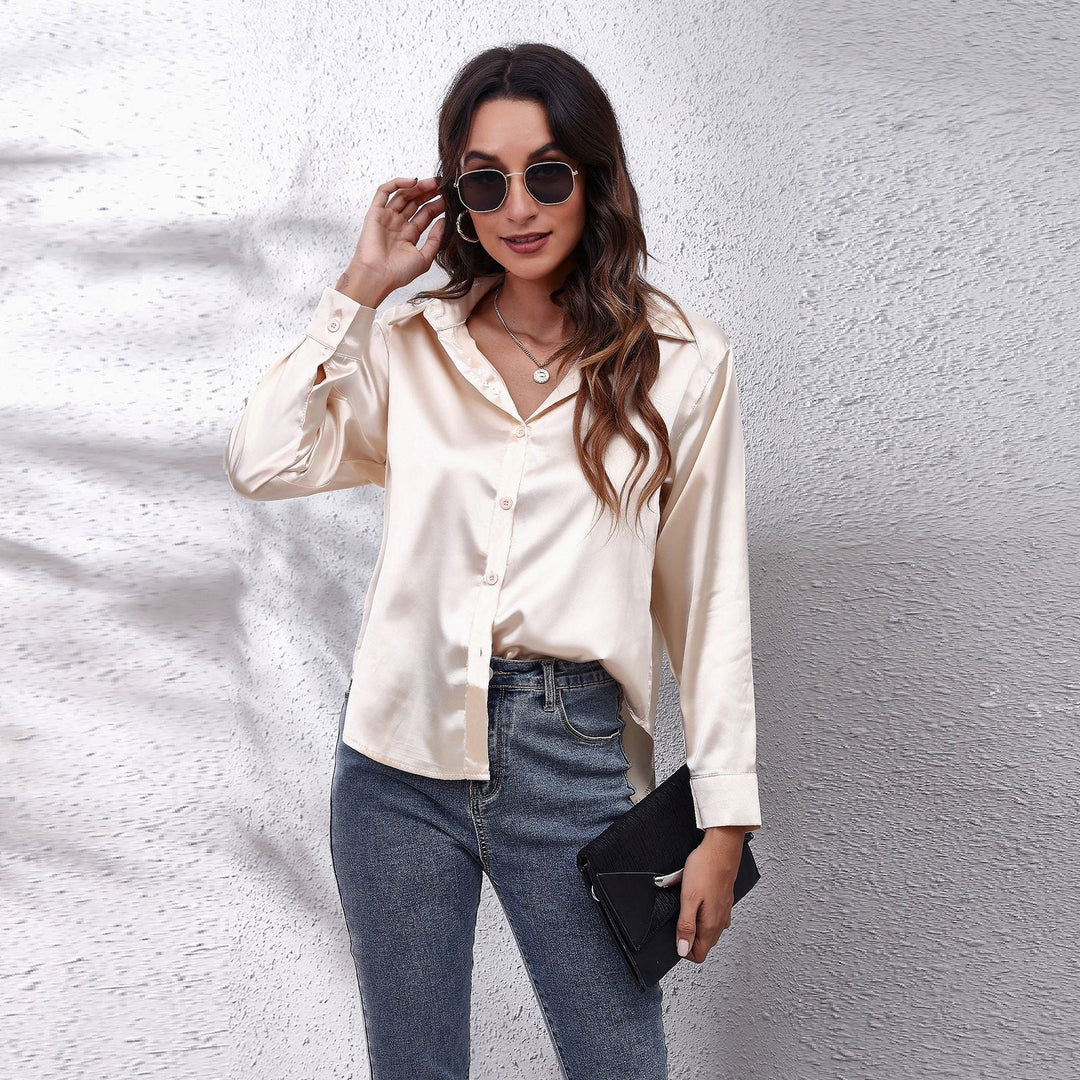 Calíopea | Blusa informal de satén de mujer | Chic