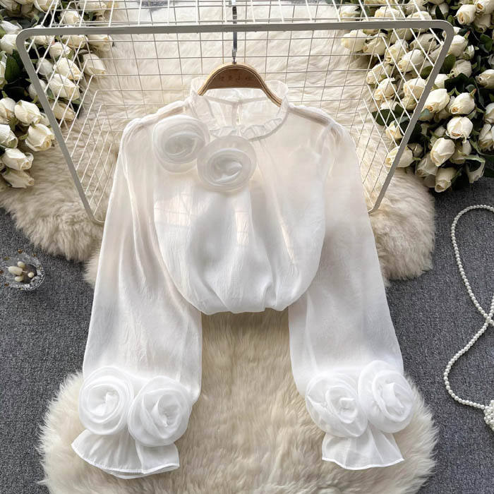 Falindra | Blusa elegante de primavera de silueta estilizada para mujer