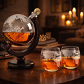 Whiskey Bottles - World Map Edition