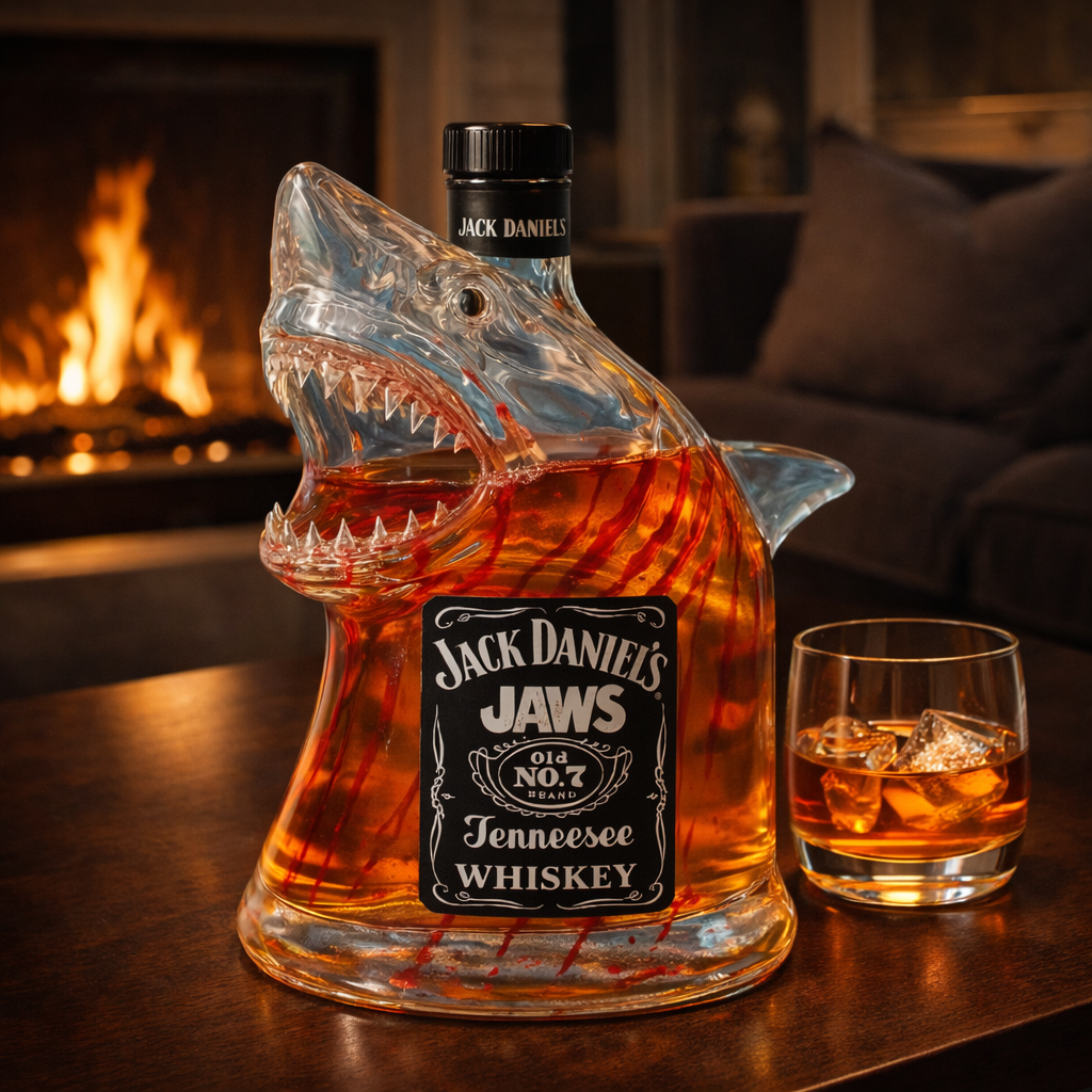 Whiskey Bottles - Shark Edition