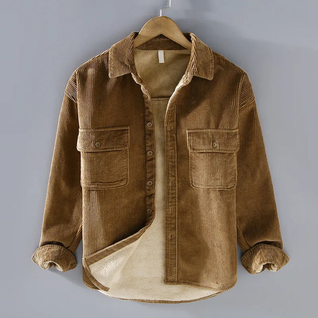 Damiario | Chaqueta clásica de invierno con botones para hombre