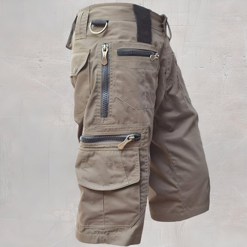 Néstor | Pantalones cortos de hombre con múltiples bolsillos | Práctico