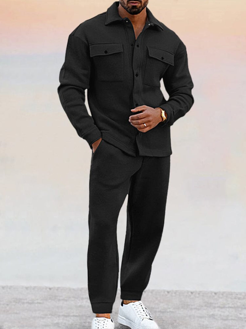 Eduardo | Conjunto casual de invierno para hombre de dos piezas moderno