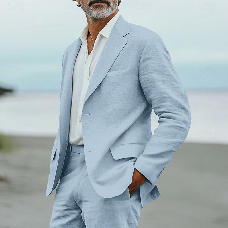 Basilio | Traje moderno de primavera para hombre de corte relajado