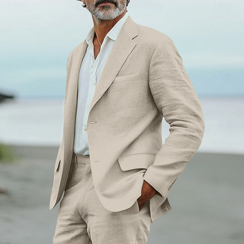 Basilio | Traje moderno de primavera para hombre de corte relajado