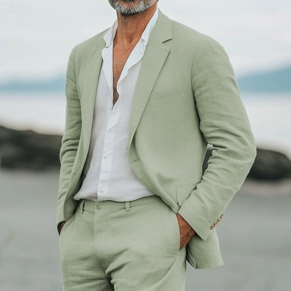 Basilio | Traje moderno de primavera para hombre de corte relajado