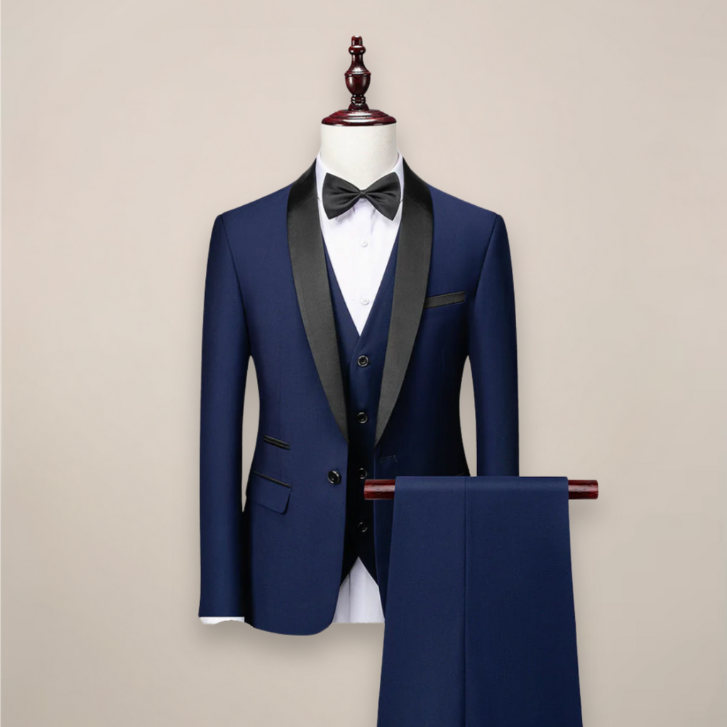 Samuel | Esmoquin formal de tres piezas para hombre de primavera