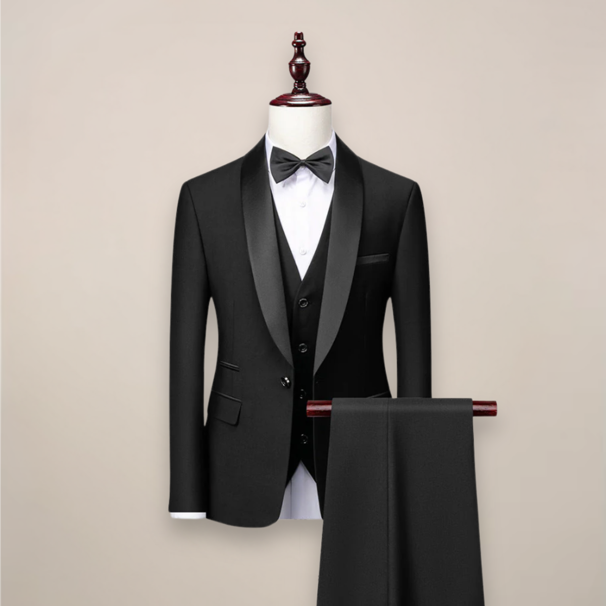 Samuel | Esmoquin formal de tres piezas para hombre de primavera