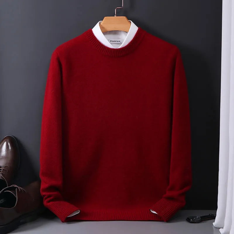 Liam | Jersey de primavera para hombre con media cremallera tipo pulóver
