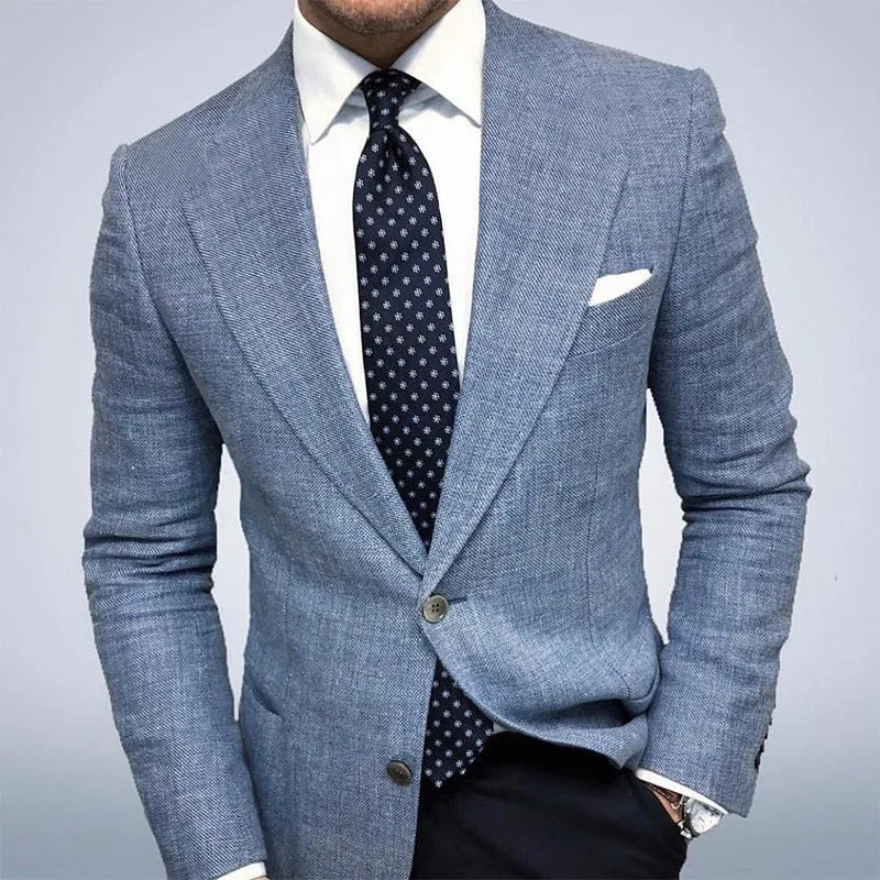 Eroncio | Blazer de invierno de tejido texturizado para hombre