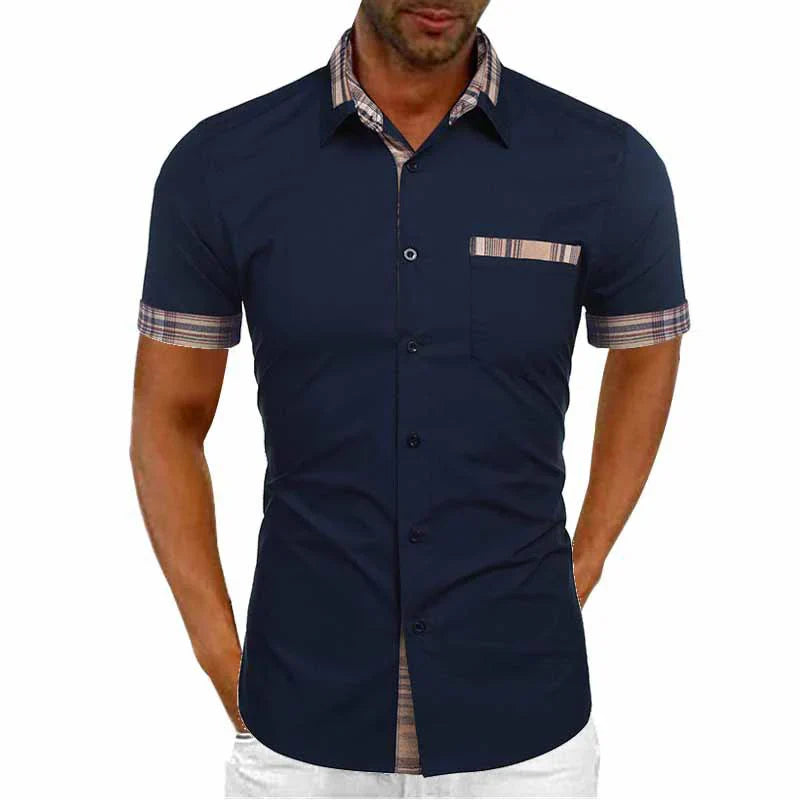 Francis | Camisa elegante de manga corta para hombre