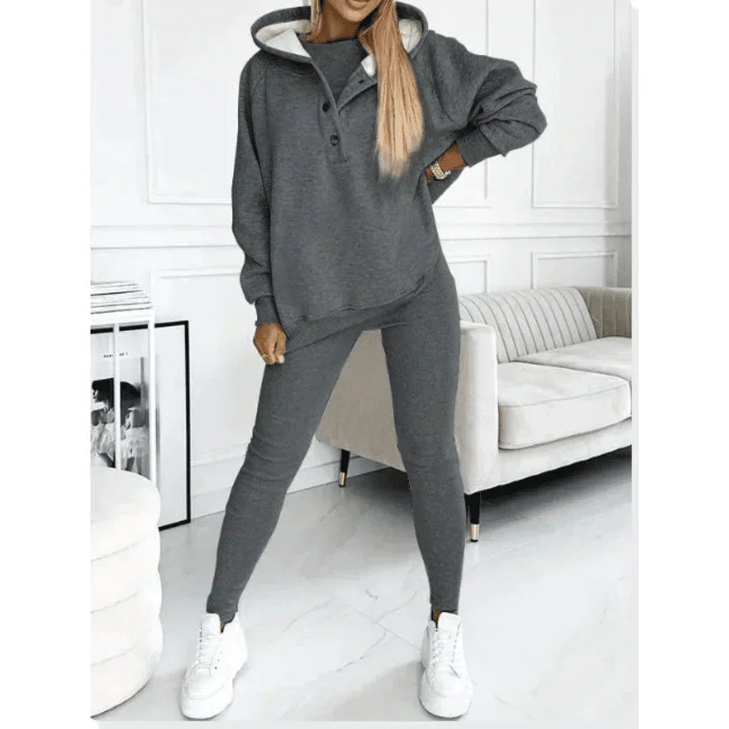 Brisella | Conjunto casual de tres piezas para mujer de invierno