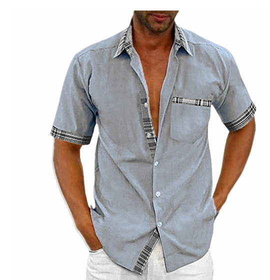 Francis | Camisa elegante de manga corta para hombre