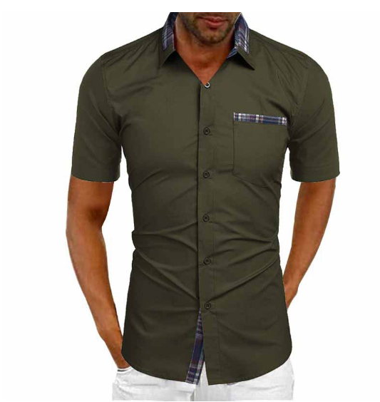 Francis | Camisa elegante de manga corta para hombre