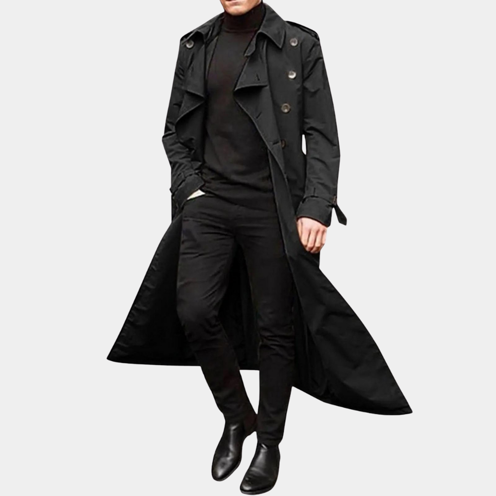 Blas | Abrigo trench elegante con cinturón para hombre