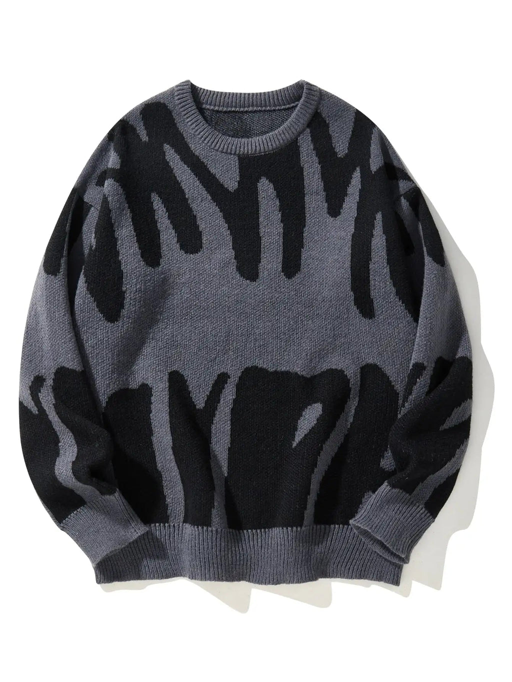 Román | Jersey de invierno con tejido abstracto moderno para hombre