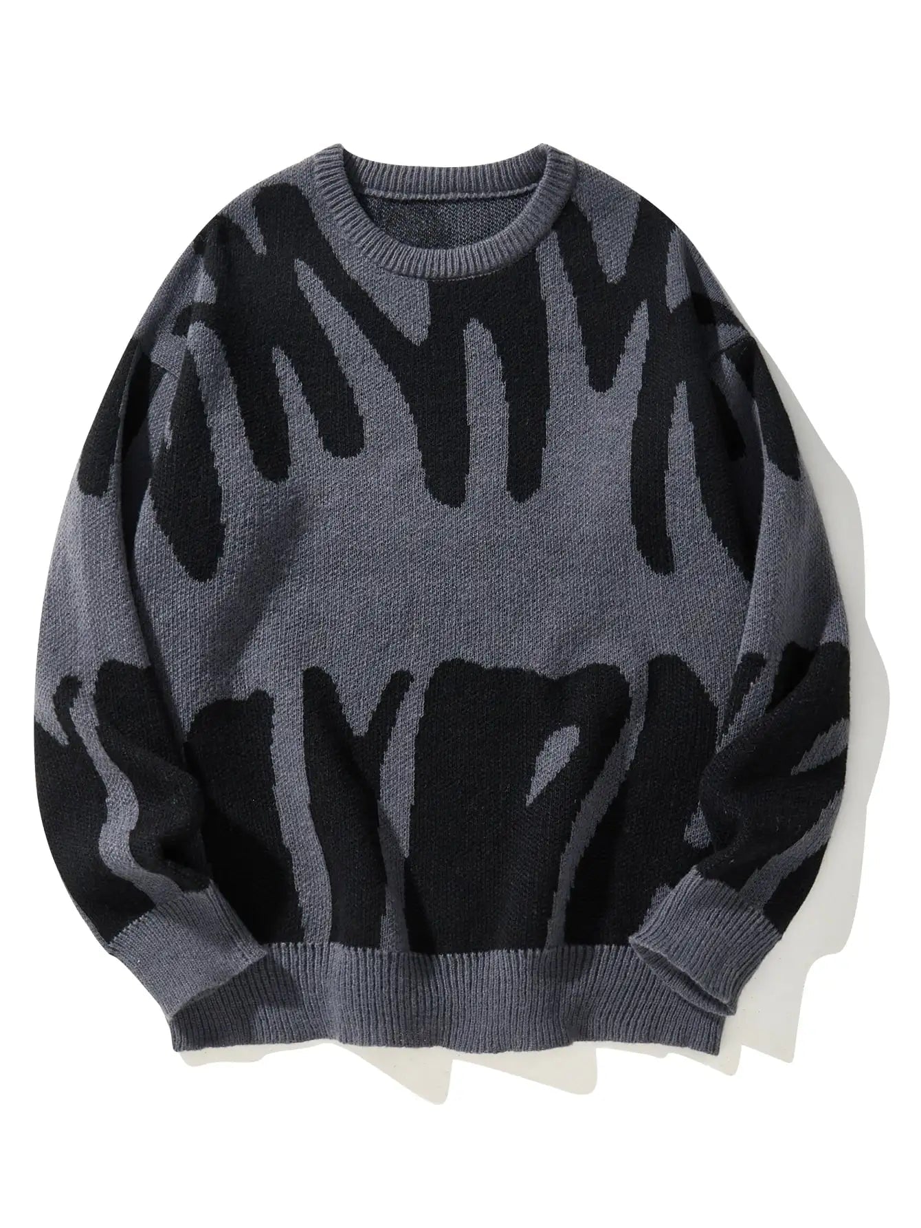 Román | Jersey de invierno con tejido abstracto moderno para hombre