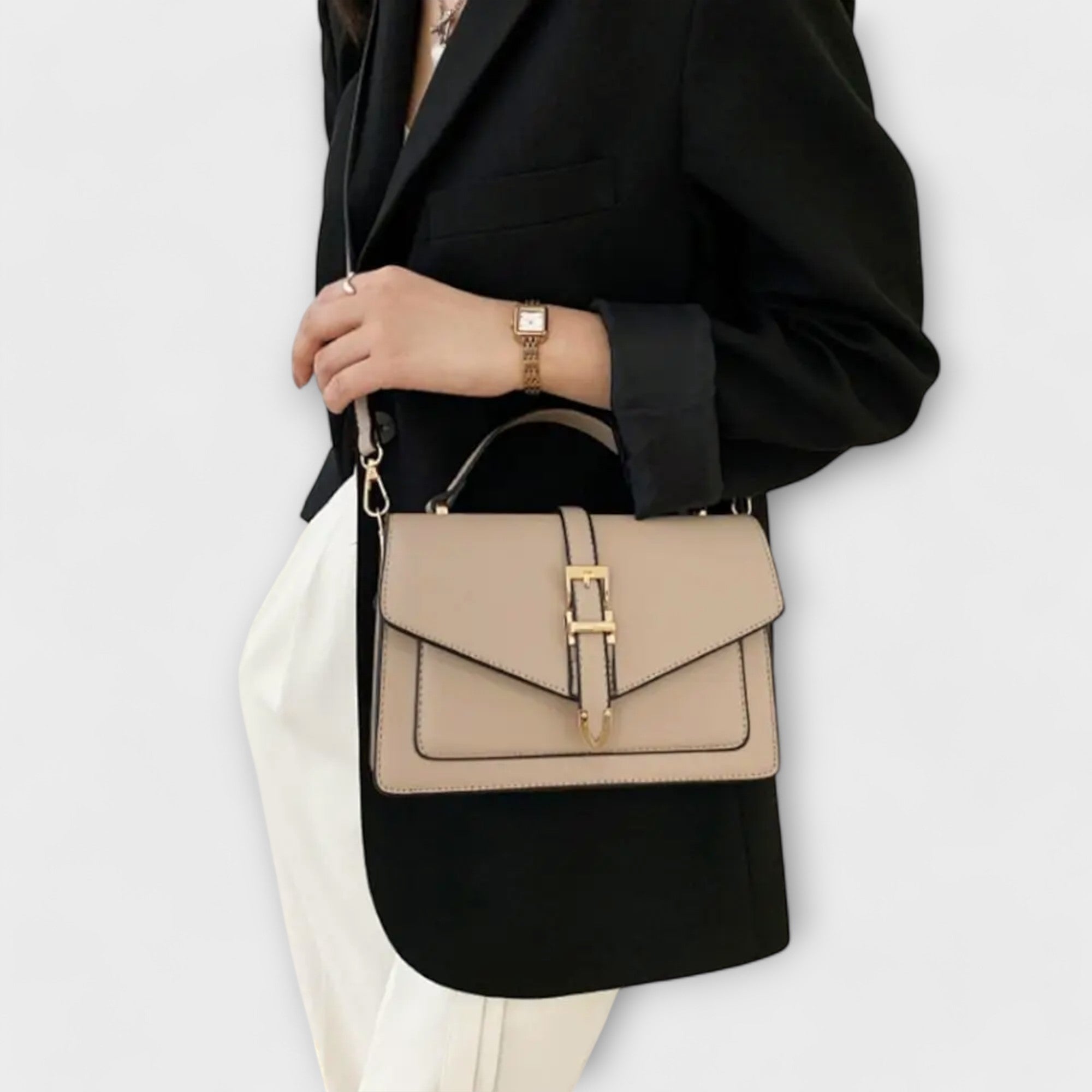 Loravine | Bolso De Hombro Estructurado Elegante Para Mujer | Pulido