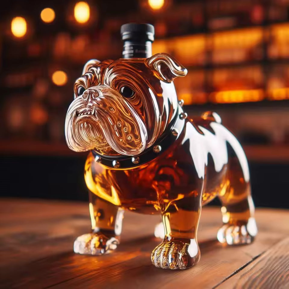 Whiskey Bottles - Bulldog Edition