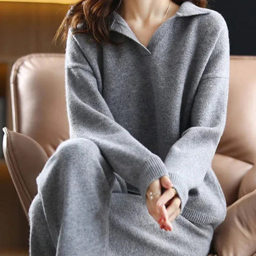 Beltrana | Conjunto de invierno de dos piezas cómodo para mujer