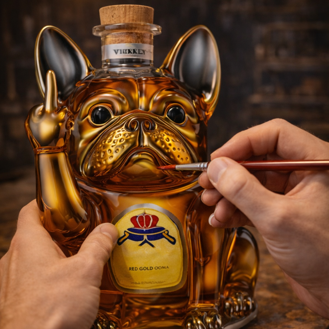 Whiskey Bottles - Dog Edition