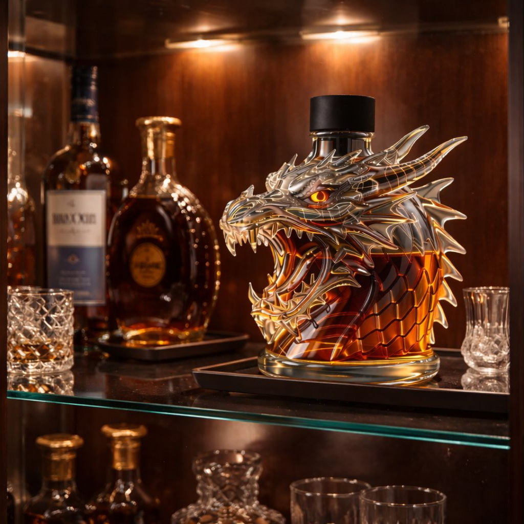 Whiskey Bottles - Dragon Edition