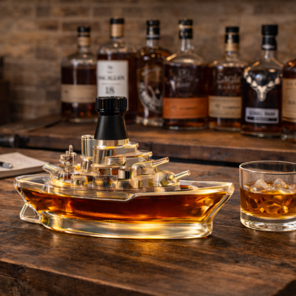 Whiskey Bottles - Marine Edition