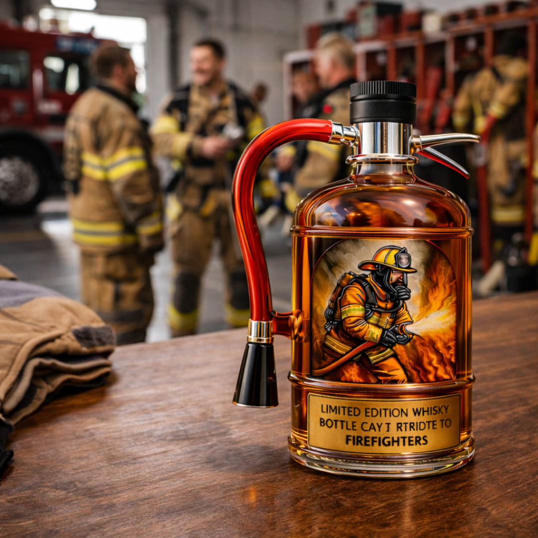 Whiskey Bottles - Fire Extinguisher Edition