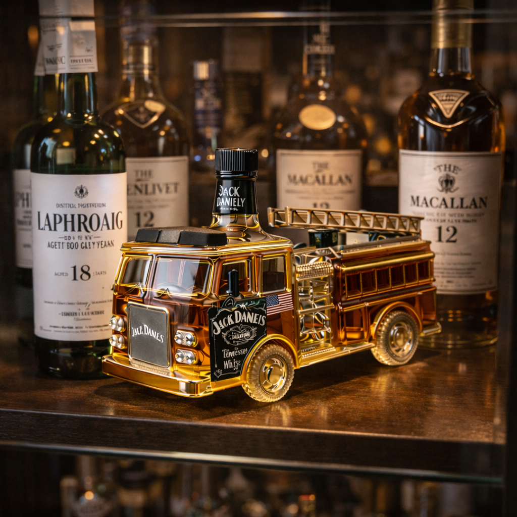 Jack Daniel's Whiskey Bottles - Firefighter Edition