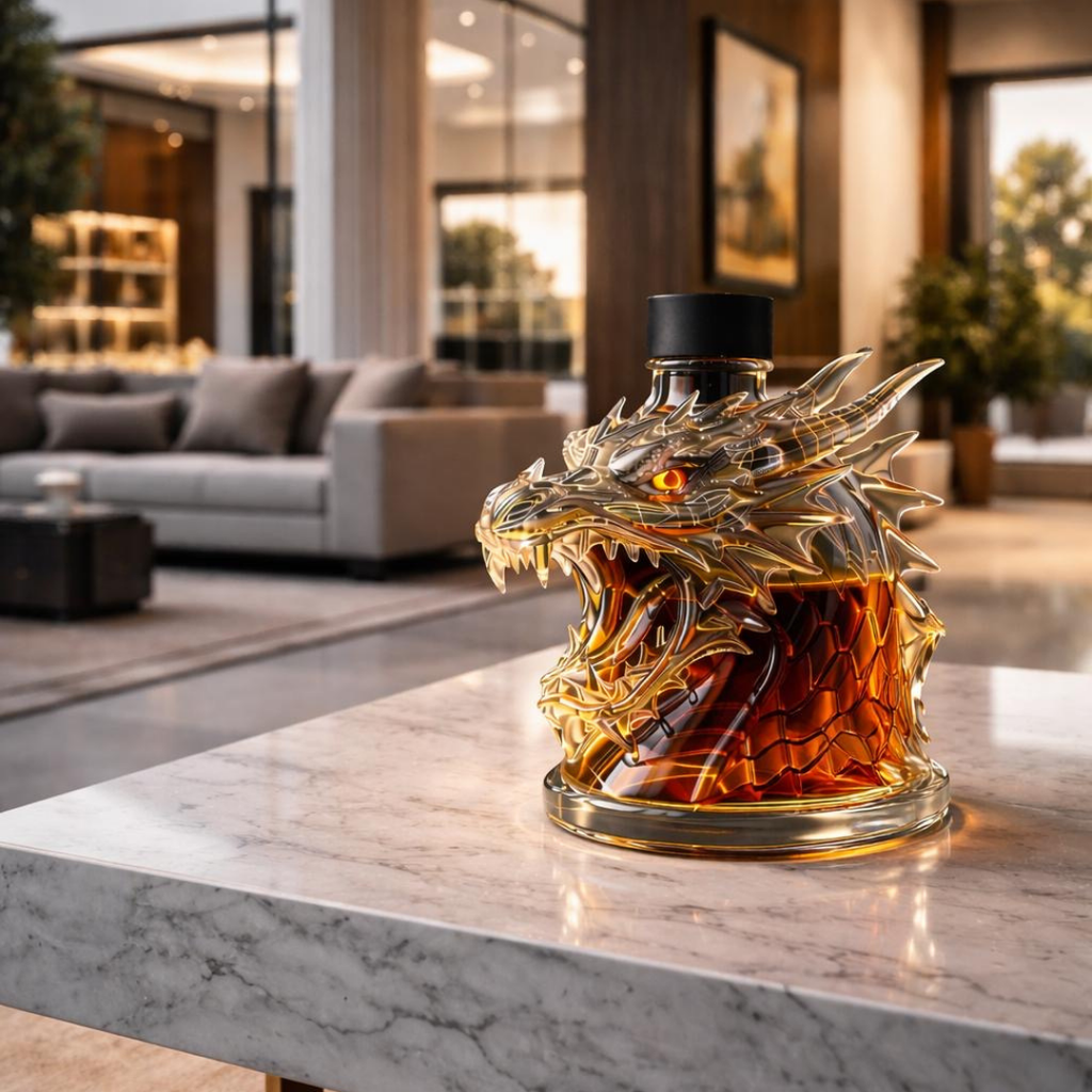 Whiskey Bottles - Dragon Edition