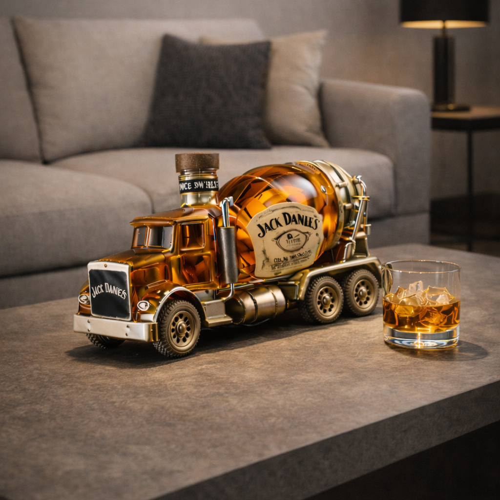 Jack Daniel's Whiskey Bottles - Truck Edition