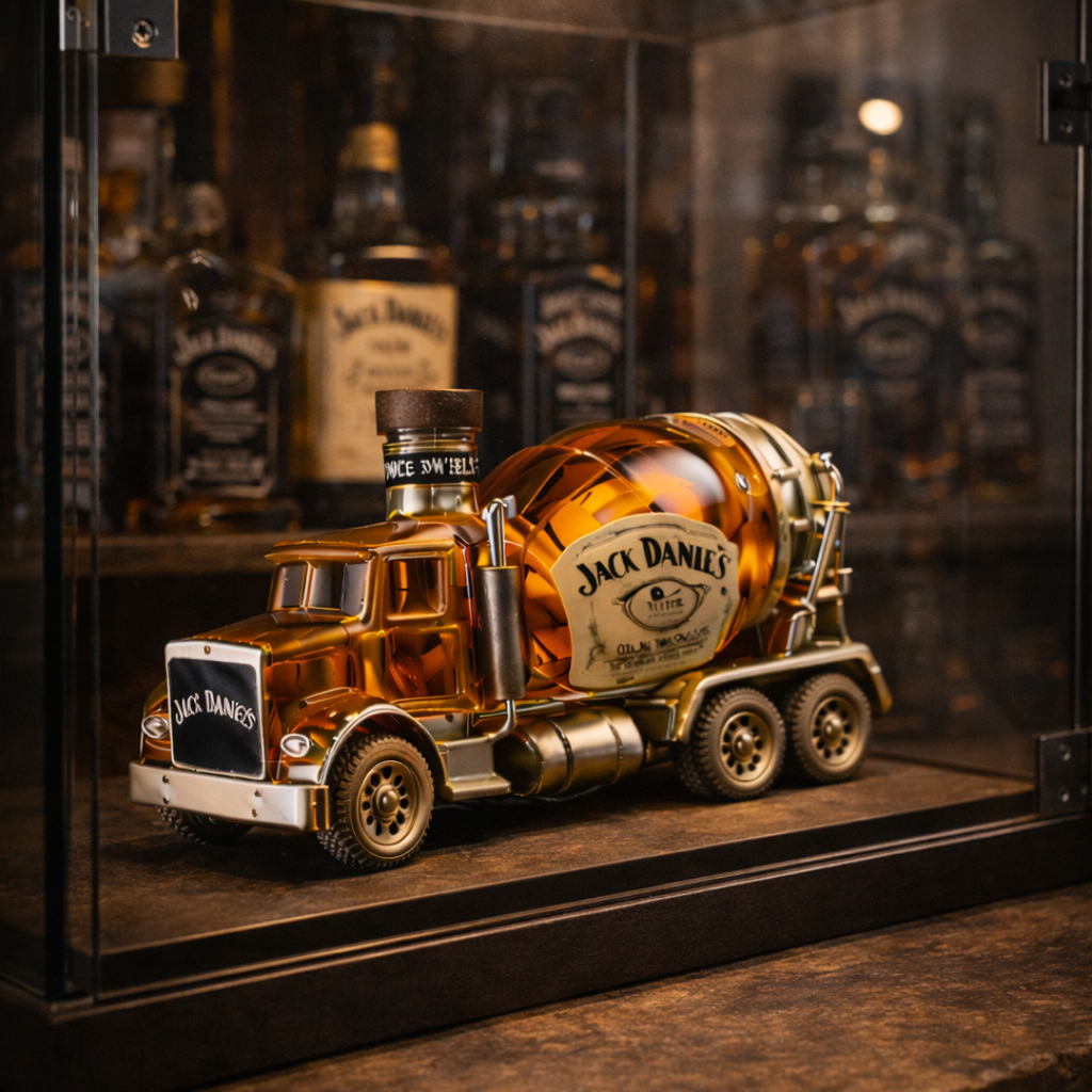 Jack Daniel's Whiskey Bottles - Truck Edition