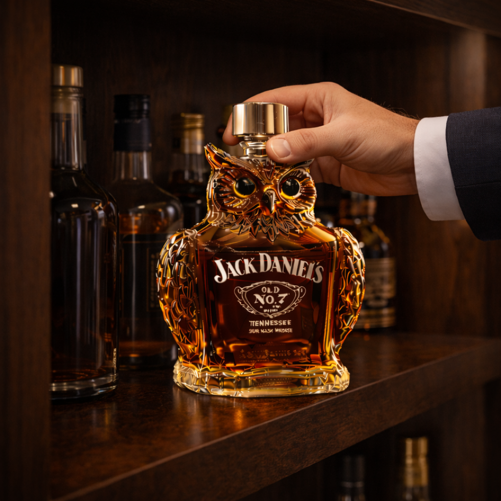 Whiskey Bottles - Owl Edition