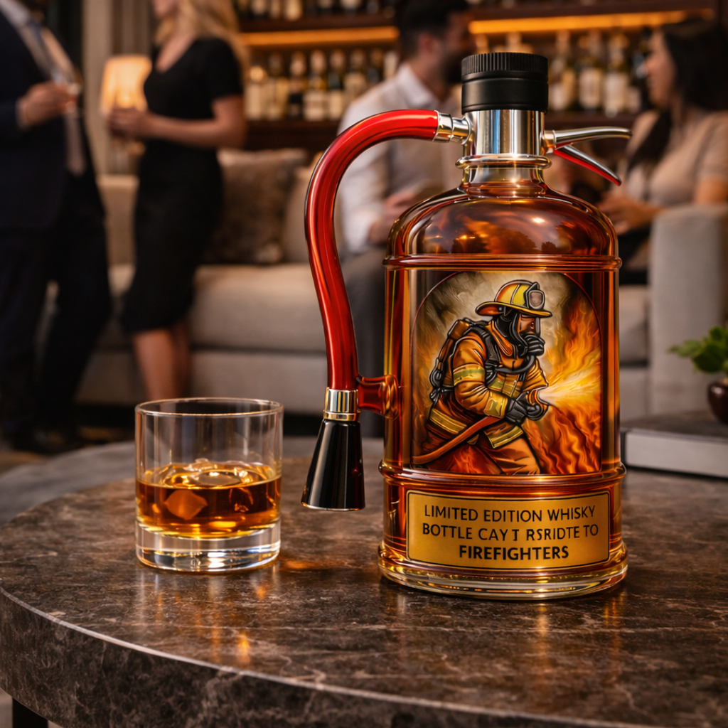 Whiskey Bottles - Fire Extinguisher Edition