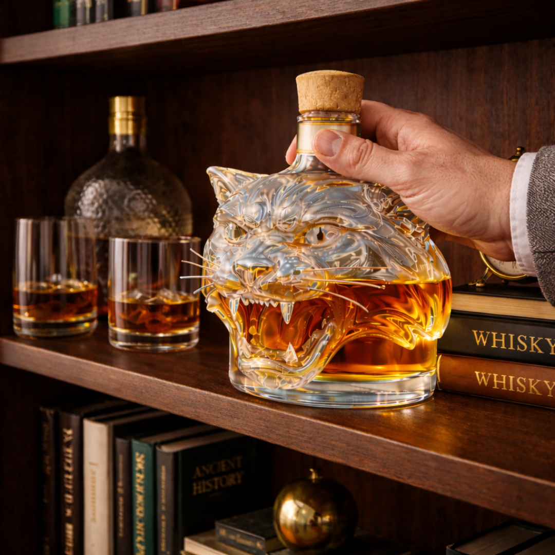 Whiskey Bottles - Tiger Edition