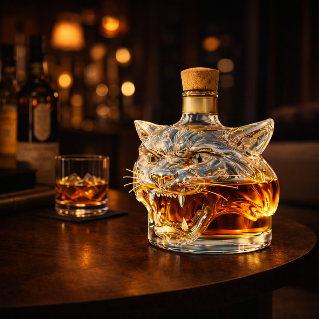 Whiskey Bottles - Tiger Edition