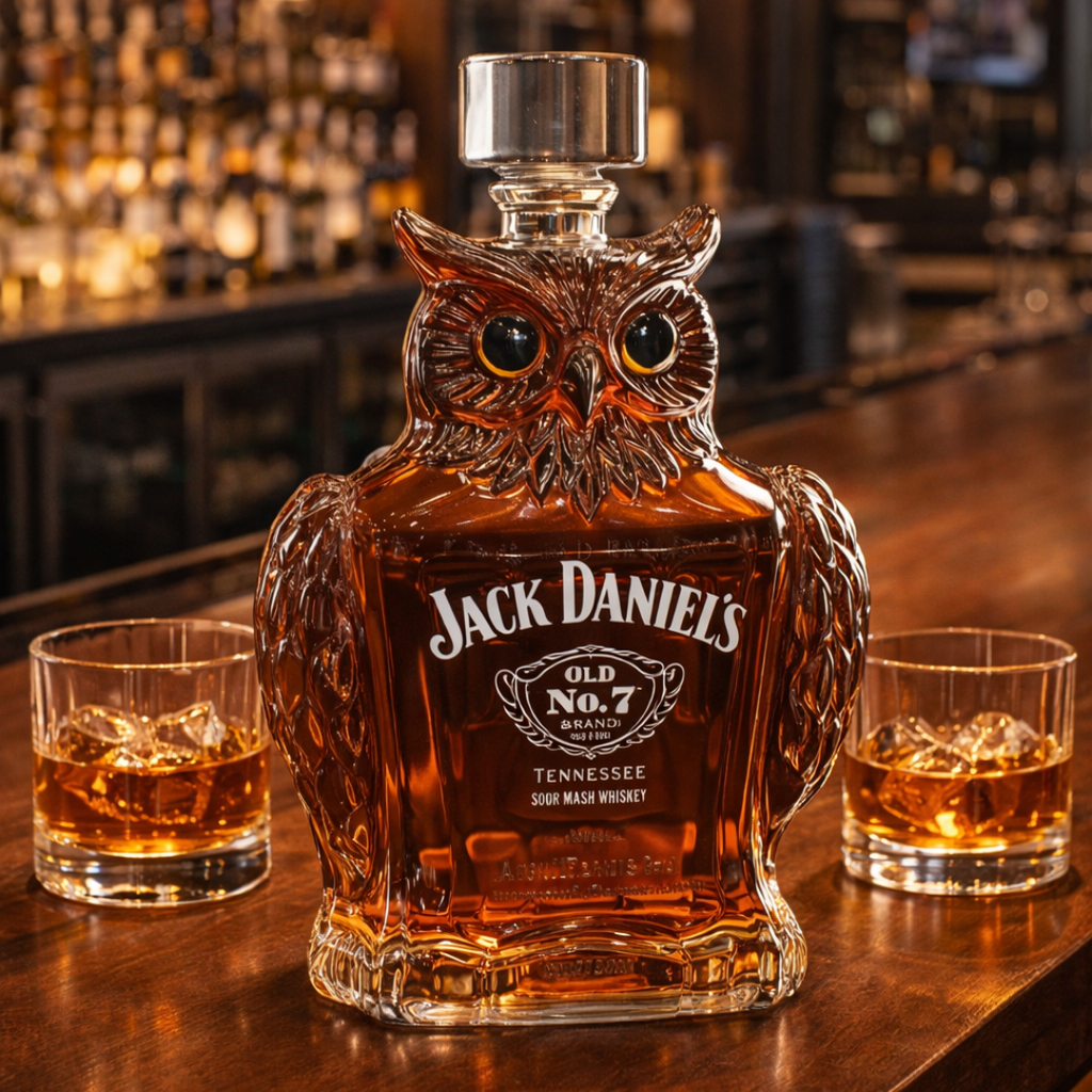 Whiskey Bottles - Owl Edition