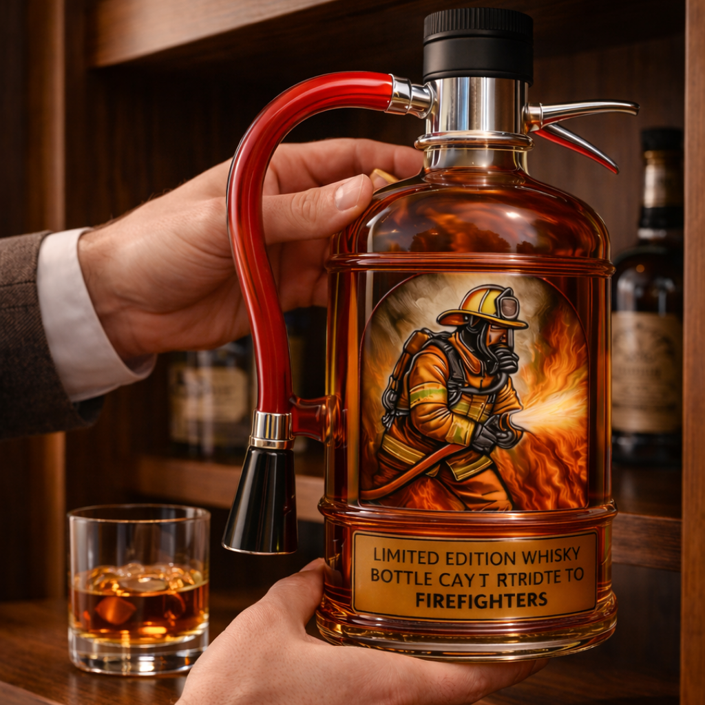 Whiskey Bottles - Fire Extinguisher Edition