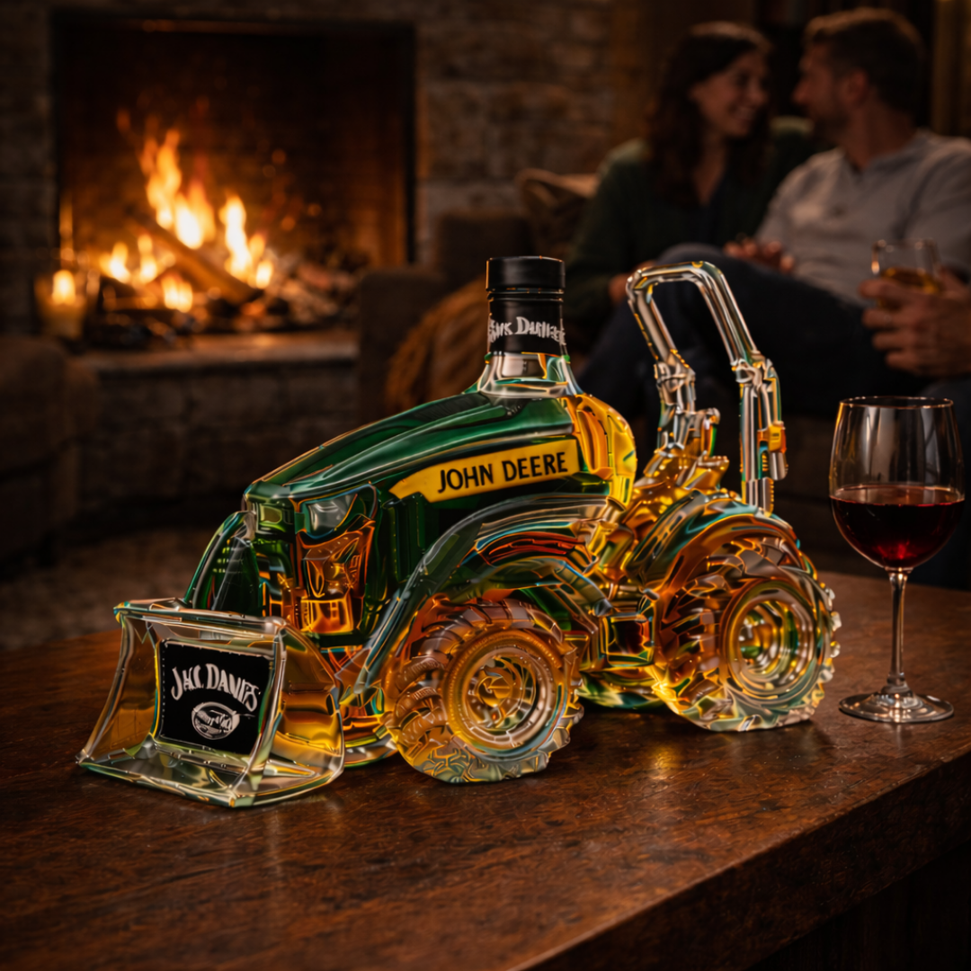 Jack Daniel's Whiskey Bottle - Tractor Edition