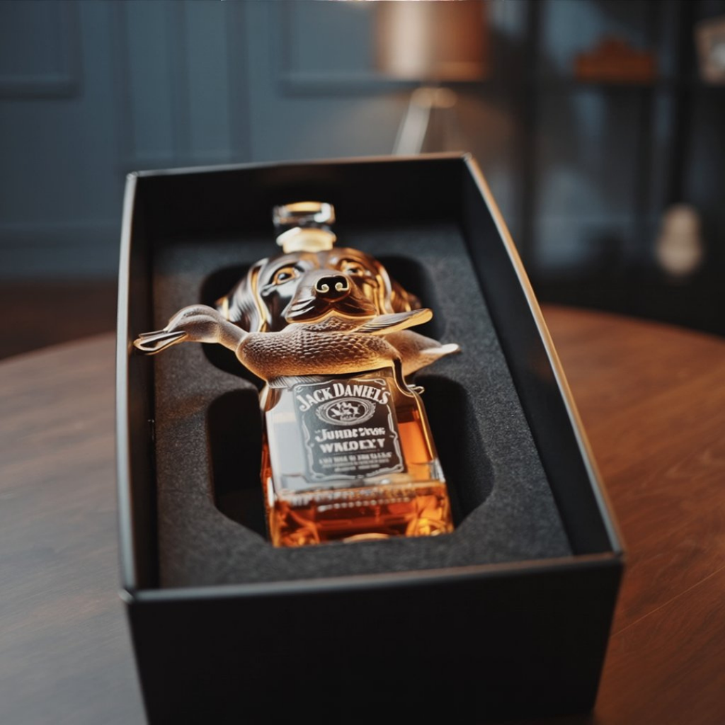 Whiskey Bottle - Hunting Dog