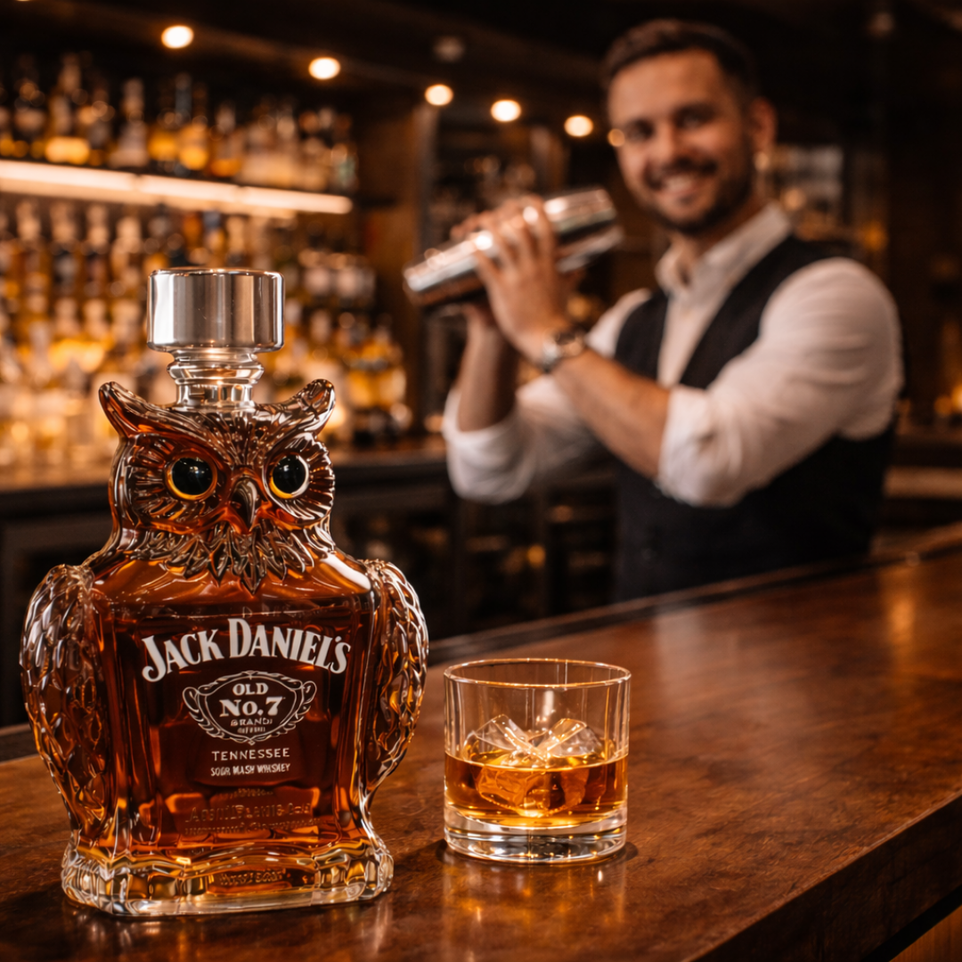 Whiskey Bottles - Owl Edition