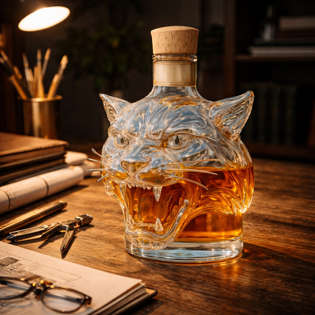 Whiskey Bottles - Tiger Edition