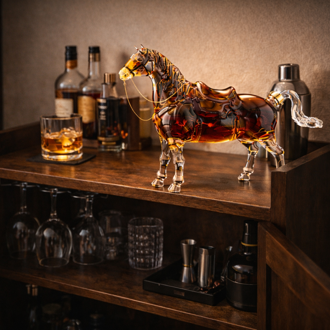 Whiskey Bottle - Equine Edition
