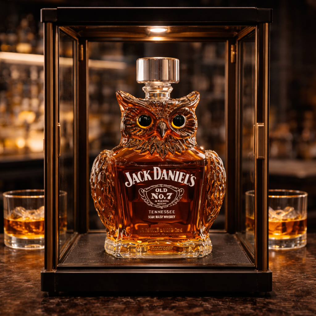 Whiskey Bottles - Owl Edition
