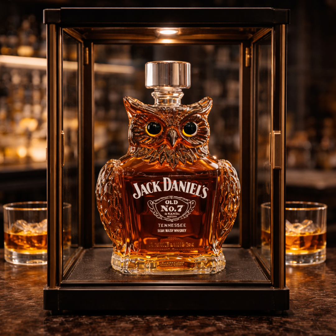 Whiskey Bottles - Owl Edition