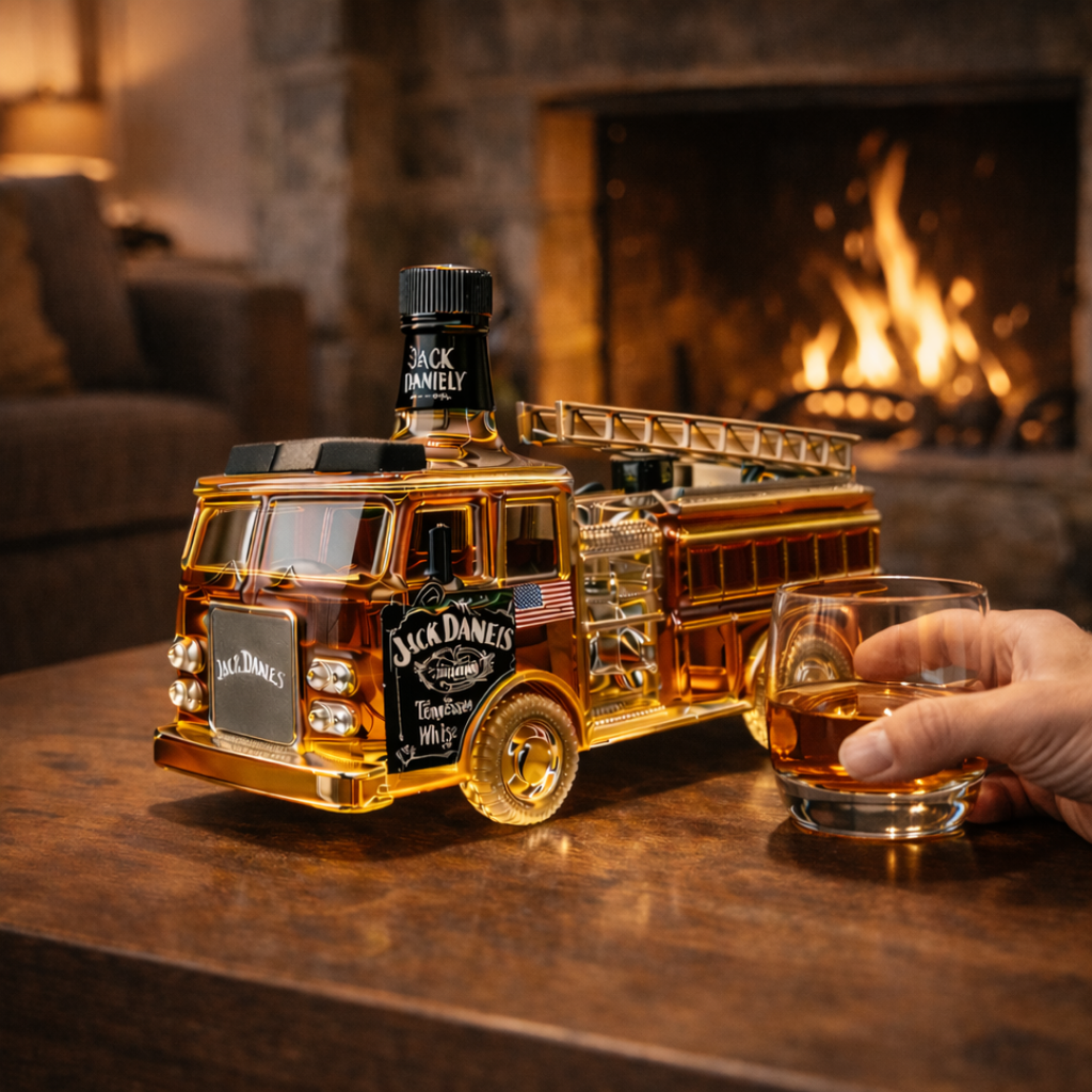 Jack Daniel's Whiskey Bottles - Firefighter Edition
