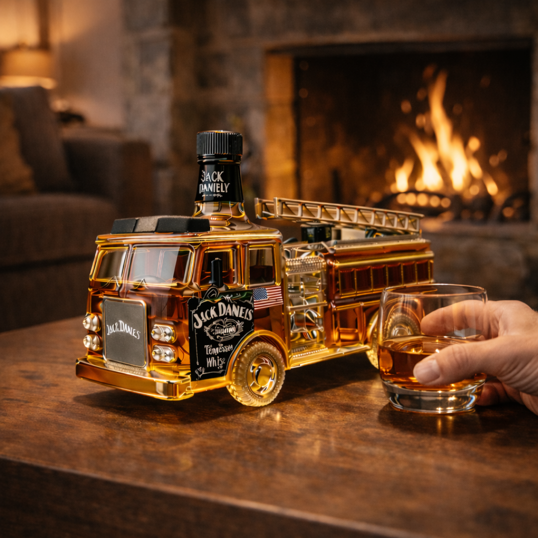 Jack Daniel's Whiskey Bottles - Firefighter Edition