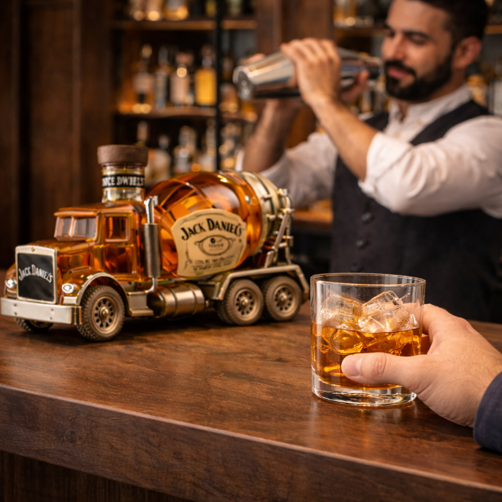 Jack Daniel's Whiskey Bottles - Truck Edition