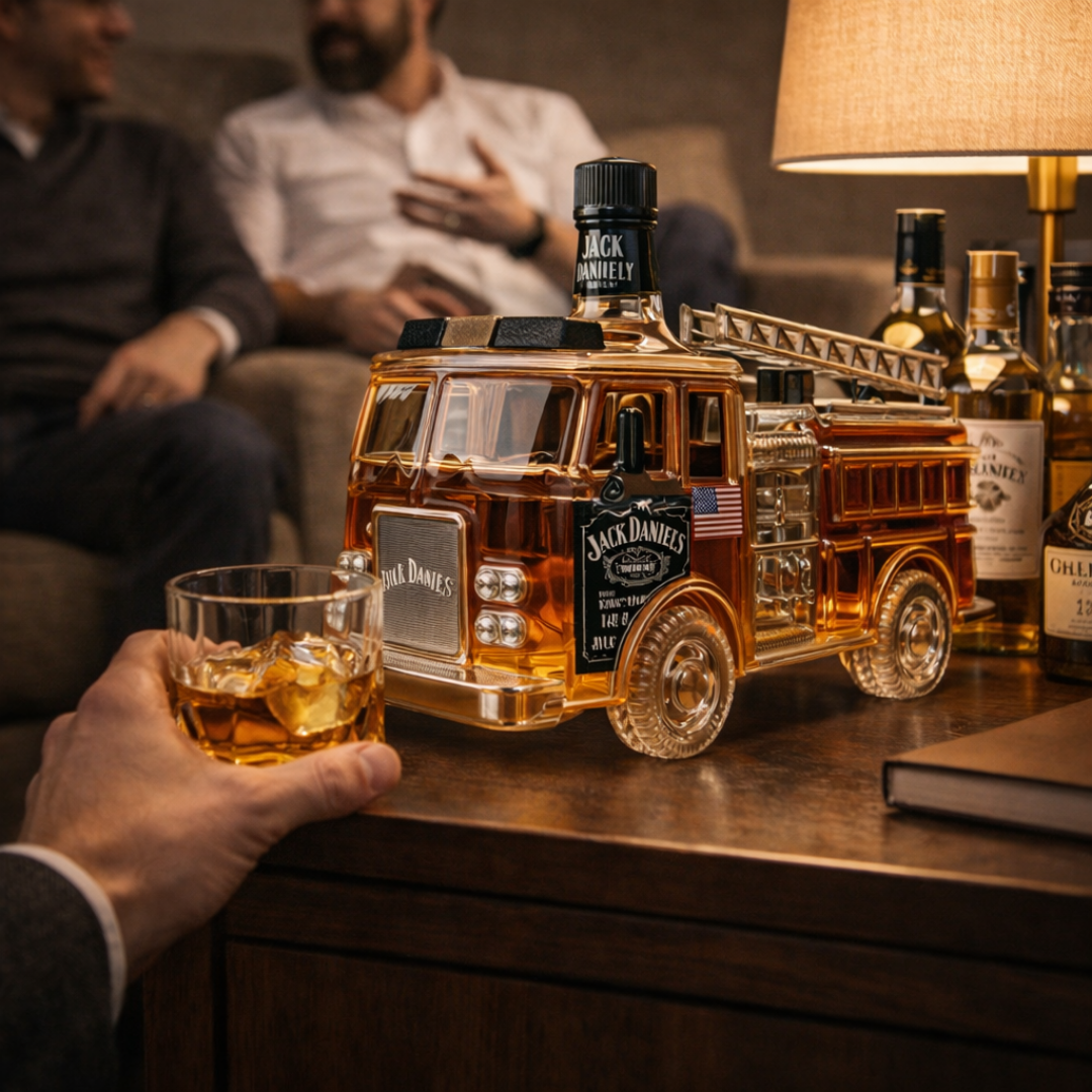 Jack Daniel's Whiskey Bottles - Firefighter Edition